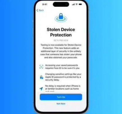 峨蔓镇苹果授权维修店分享被盗设备保护功能开启方法 