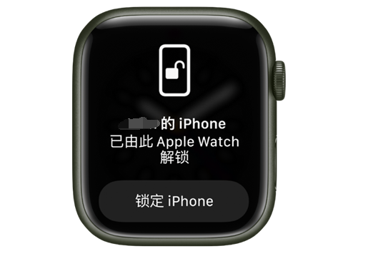 峨蔓镇苹果手机维修分享用 AppleWatch 解锁配备面容 ID 的 iPhone方法 